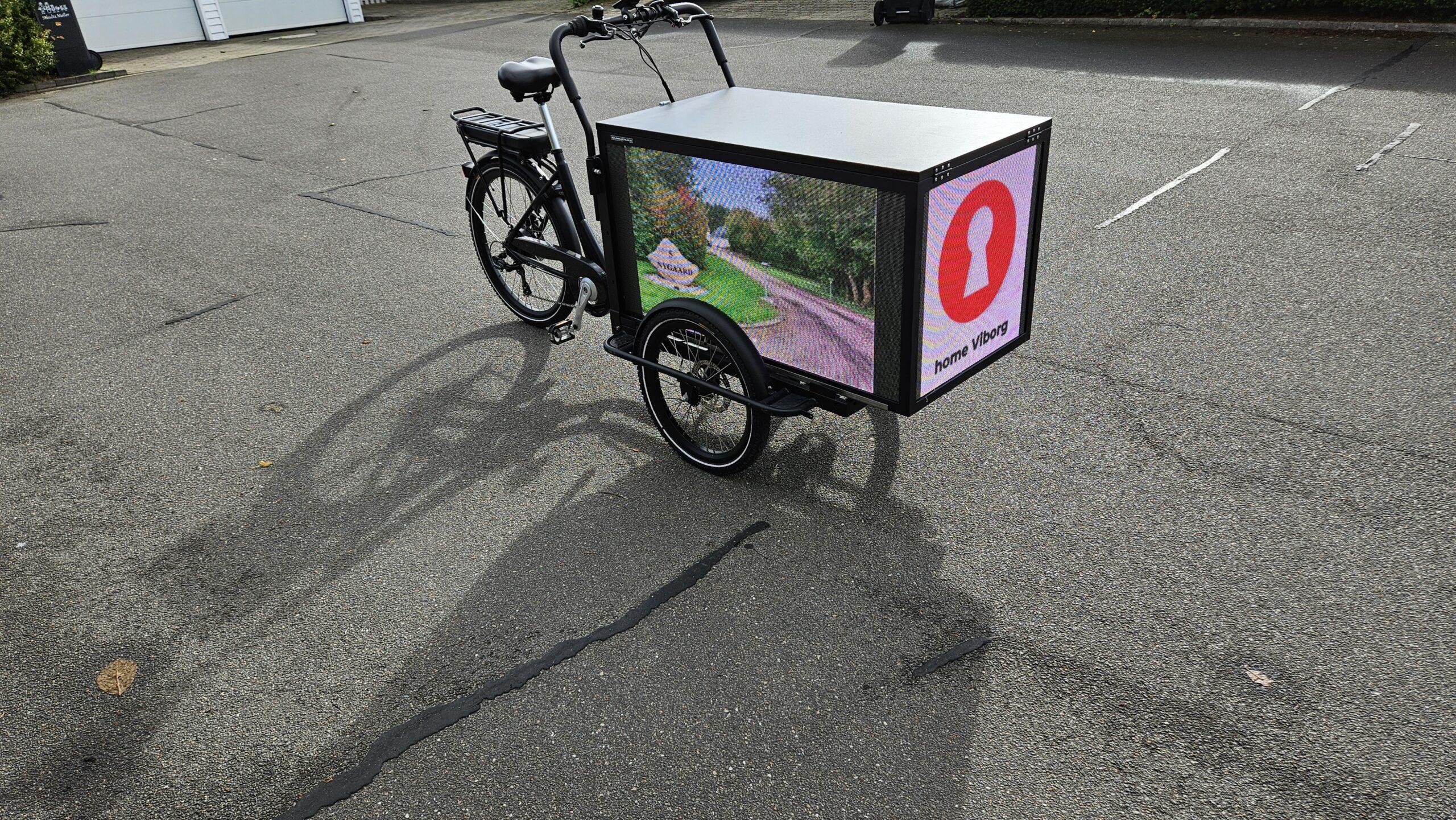 Ejendomsmægler case – reklameladcykel