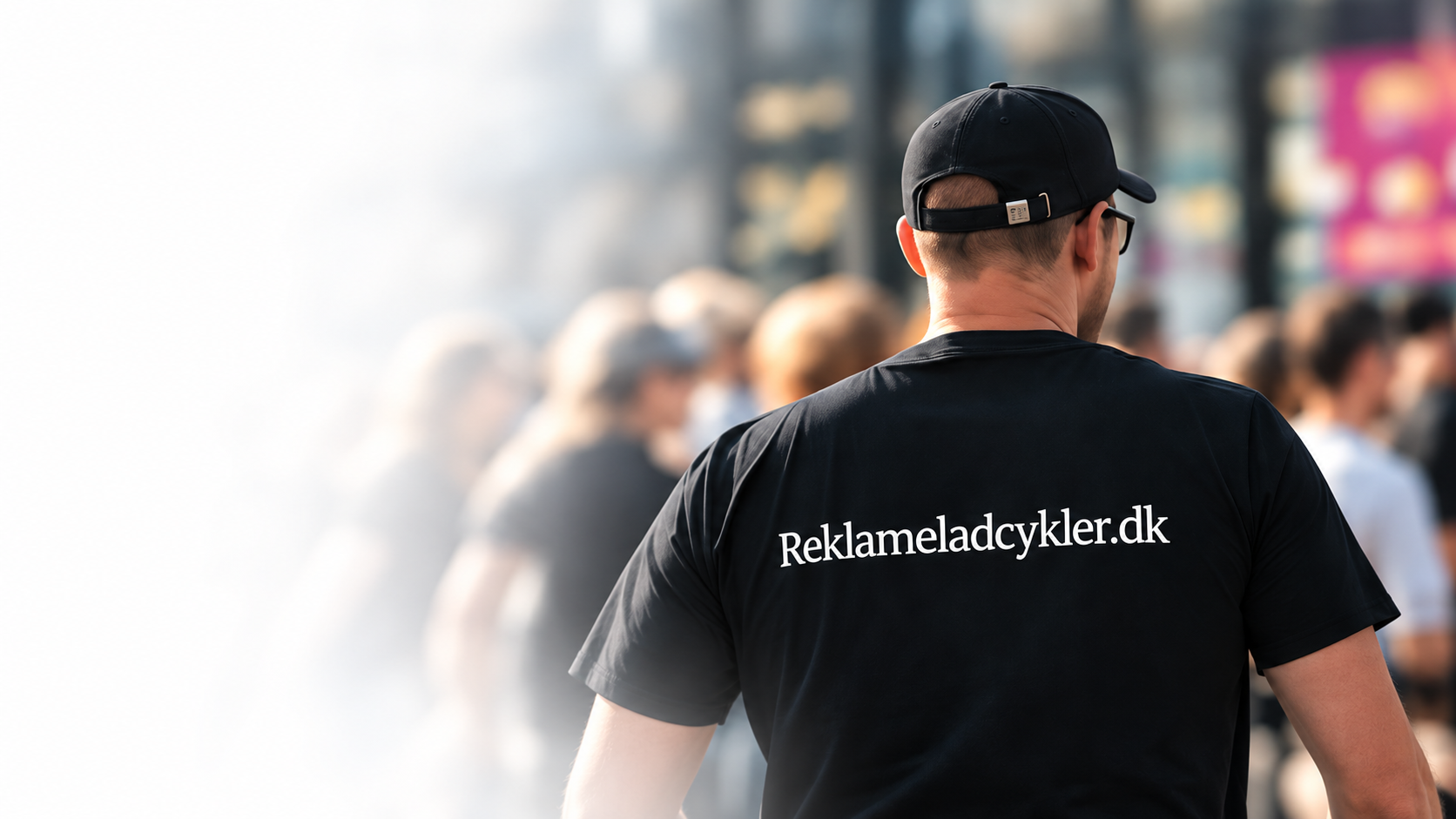 Reklameladcykler.dk crew ved kampagne